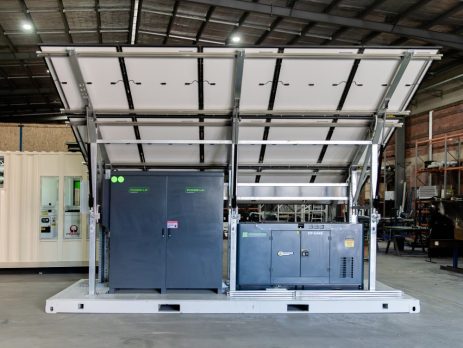 Commodore off-grid hybrid system with backup generator - powering remote sites