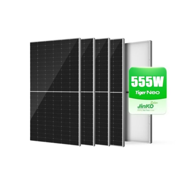 Jinko 555W Tiger Pro solar panels – 4 panel set